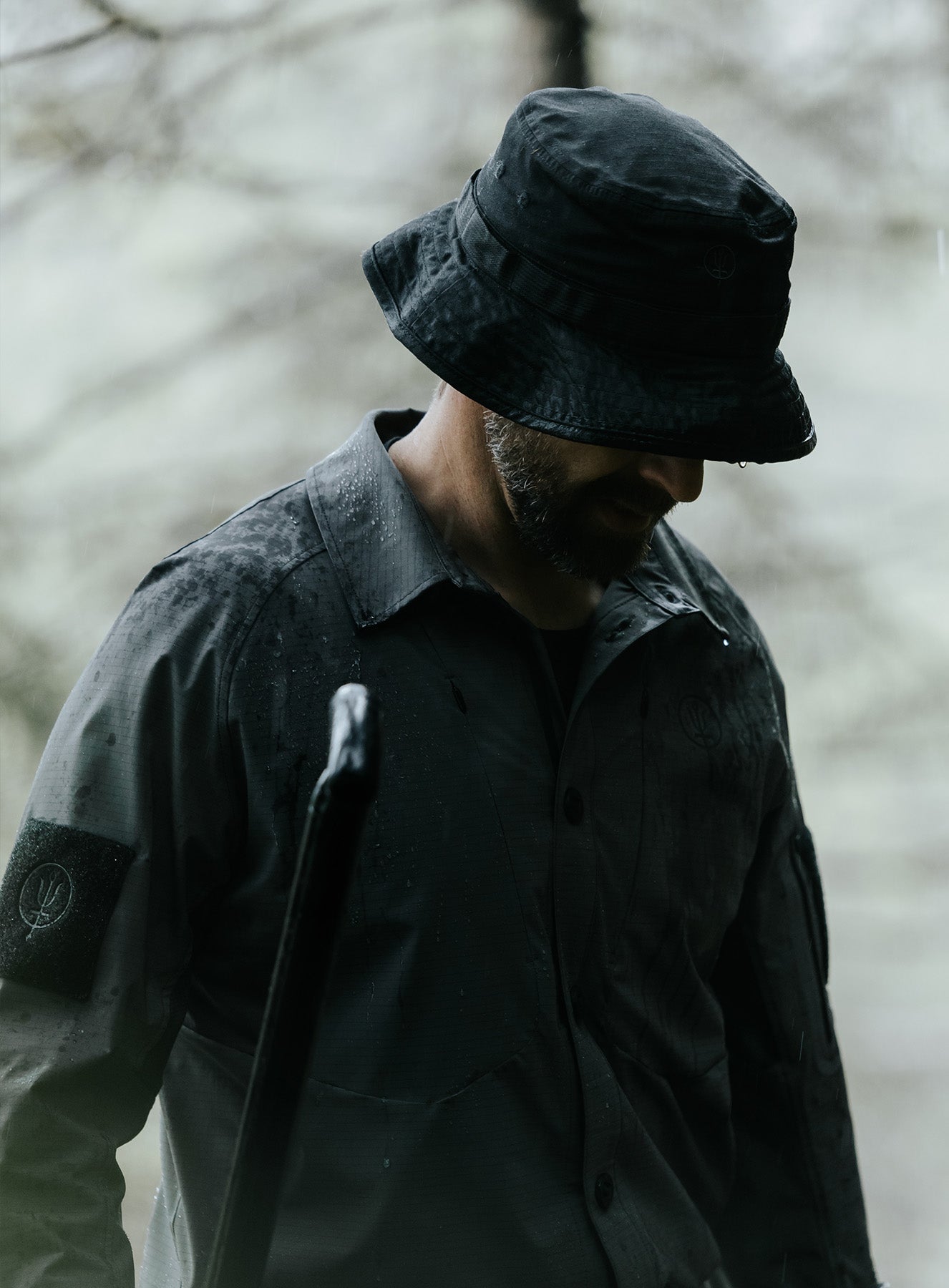 PATROL BUCKET HAT - OBSIDIAN BLACK