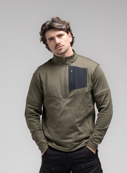 SIEGE TECH FLEECE HALF ZIP