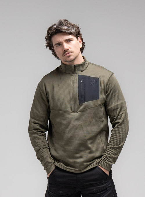 SIEGE TECH FLEECE HALF ZIP