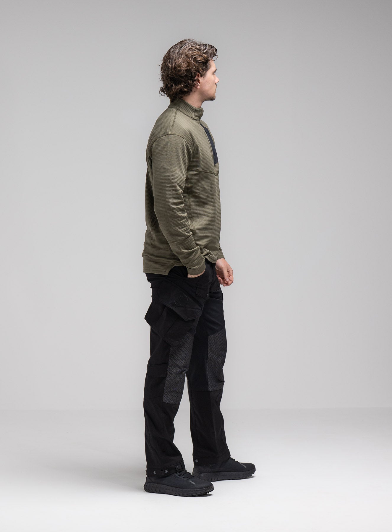 SIEGE TECH FLEECE HALF ZIP