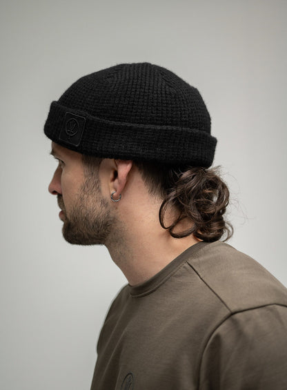 WAFFLE KNIT BEANIE